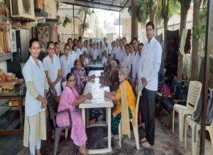 Old age home visit